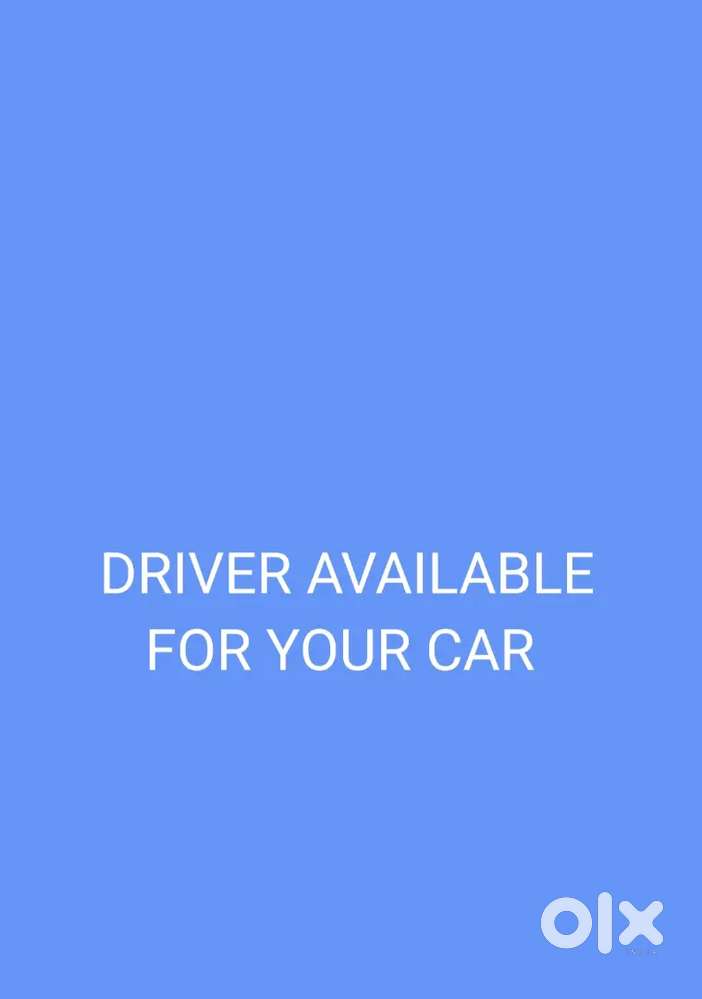 Driver Available For Car