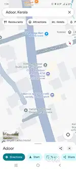 Adoor MC Road Facing plot