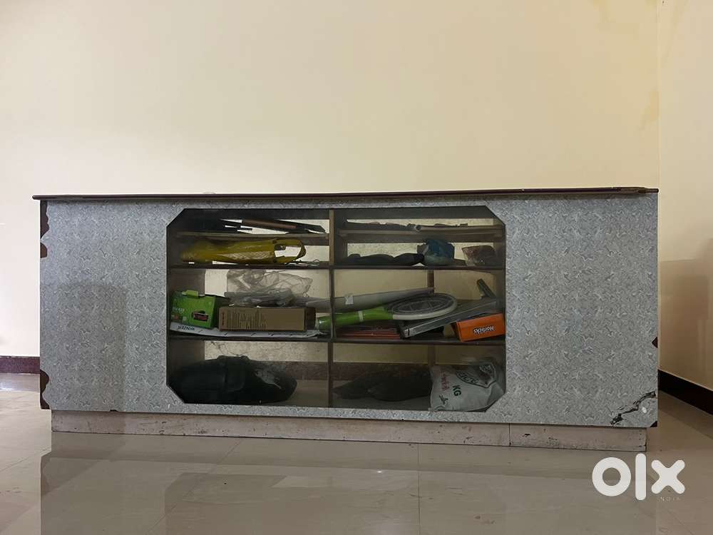 Office/Home Storage Table with Shelves & Drawers