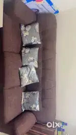 5 seater sofa with center table available for sale.