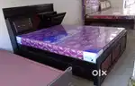 New luxury queen size bed Head storage with bottam storag Top quality