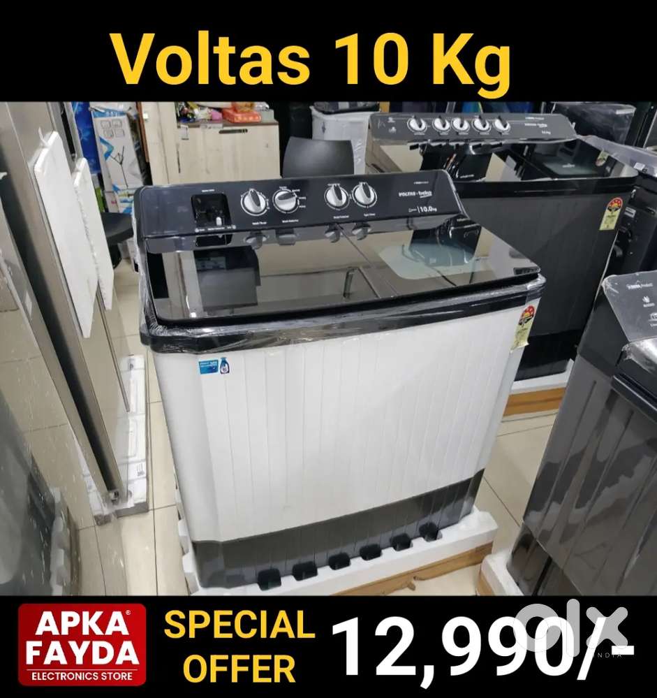 Voltas 10 Kg Semi  10 Years warranty