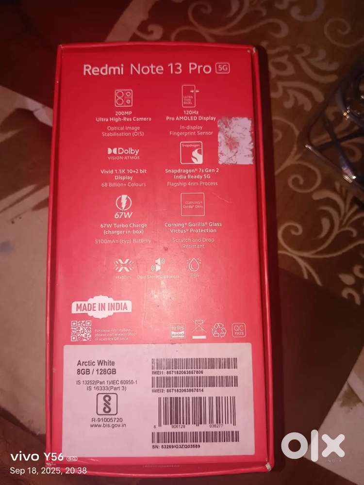 Redmi note 13 pro 5g 8/128gb
