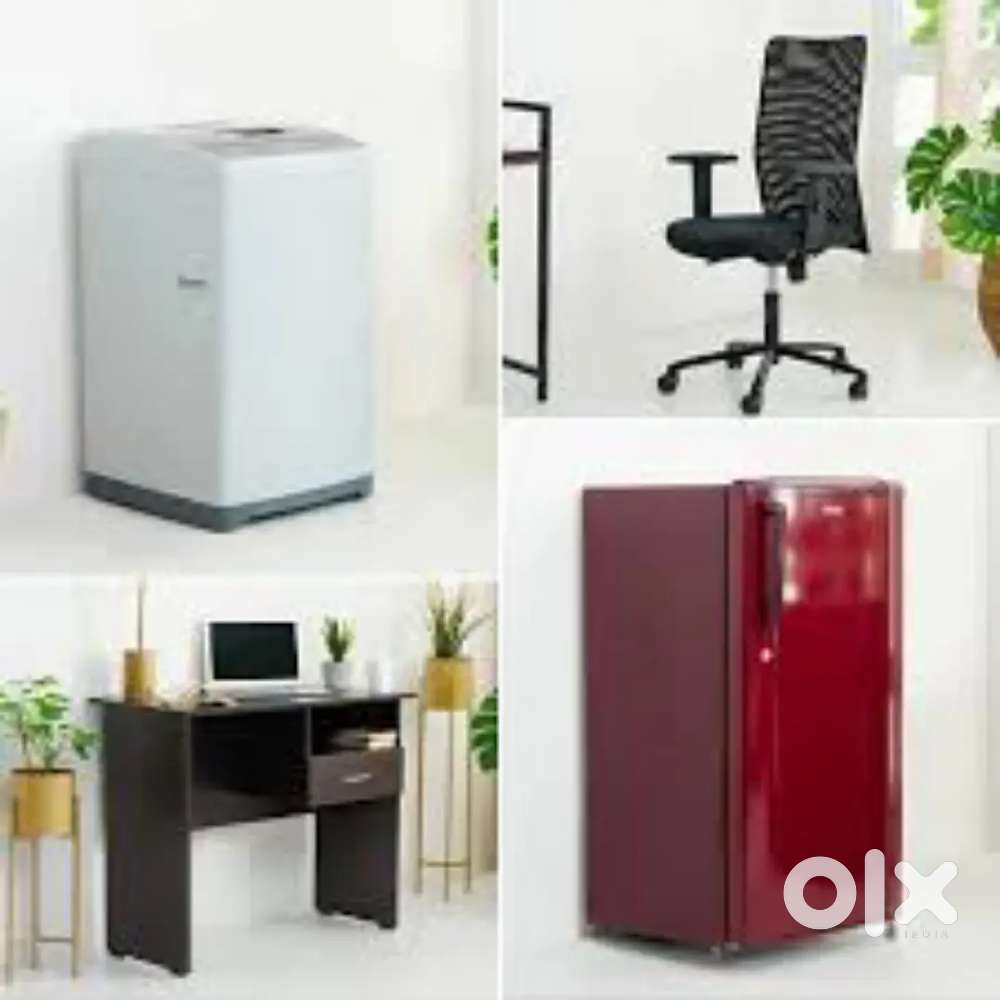All types of home appliances on monthly rent