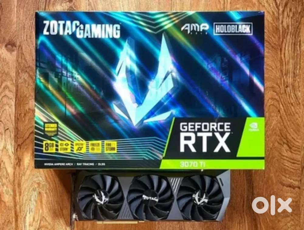 Used Second Hand ZOTAC GAMING GeForce RTX 3070 Ti 8GB GDDR6X Card.