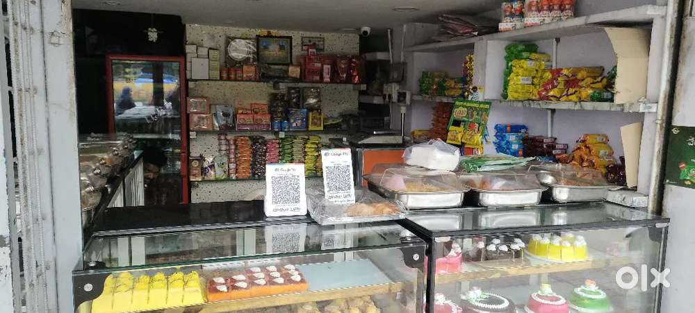 Bakery counter ,item selling