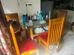 Teak wood dining table