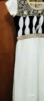White and black frock