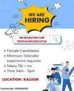 Hiring - Telecaller cum Recruiter