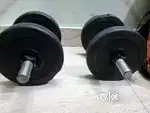 2 dumbells
