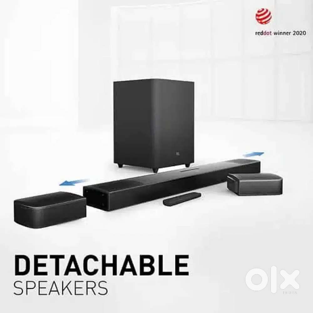 JBL bar 9.1 Dolby Atmos 3D Sound wireless system detachable speakers.