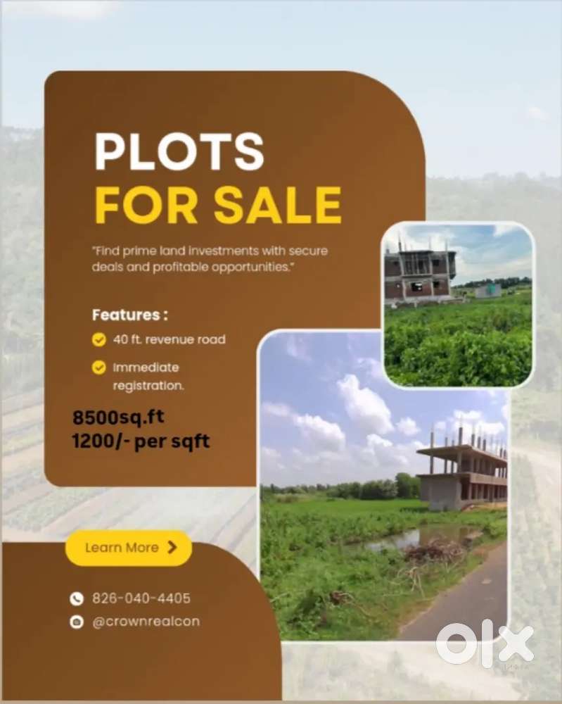 Plot near 40ft revenue road near rangabazaar (3km straight from BJEM2)