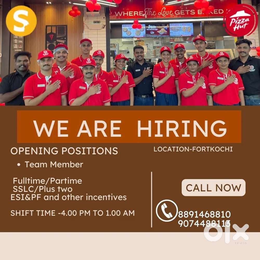 Pizza Hut Job Vacancy