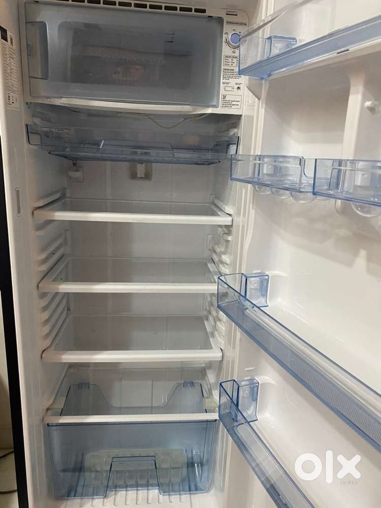 Navy blue color with a door lock