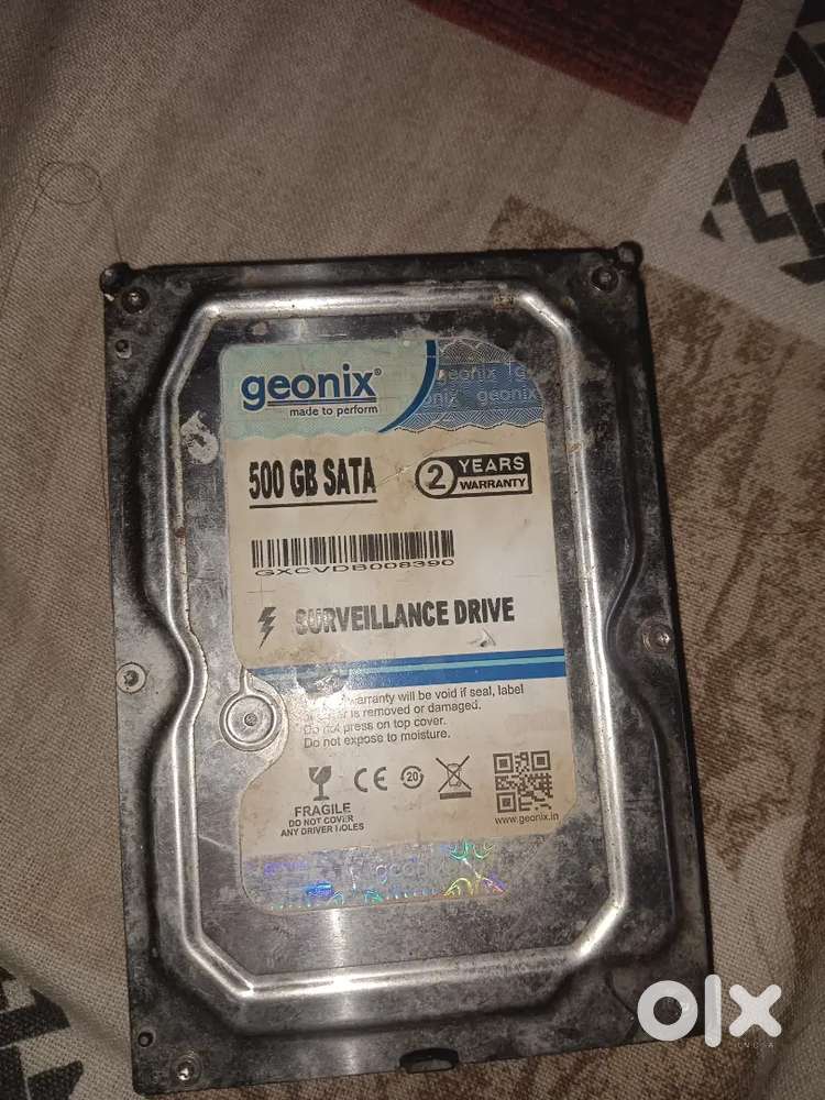 500 gb sata Hard disk working