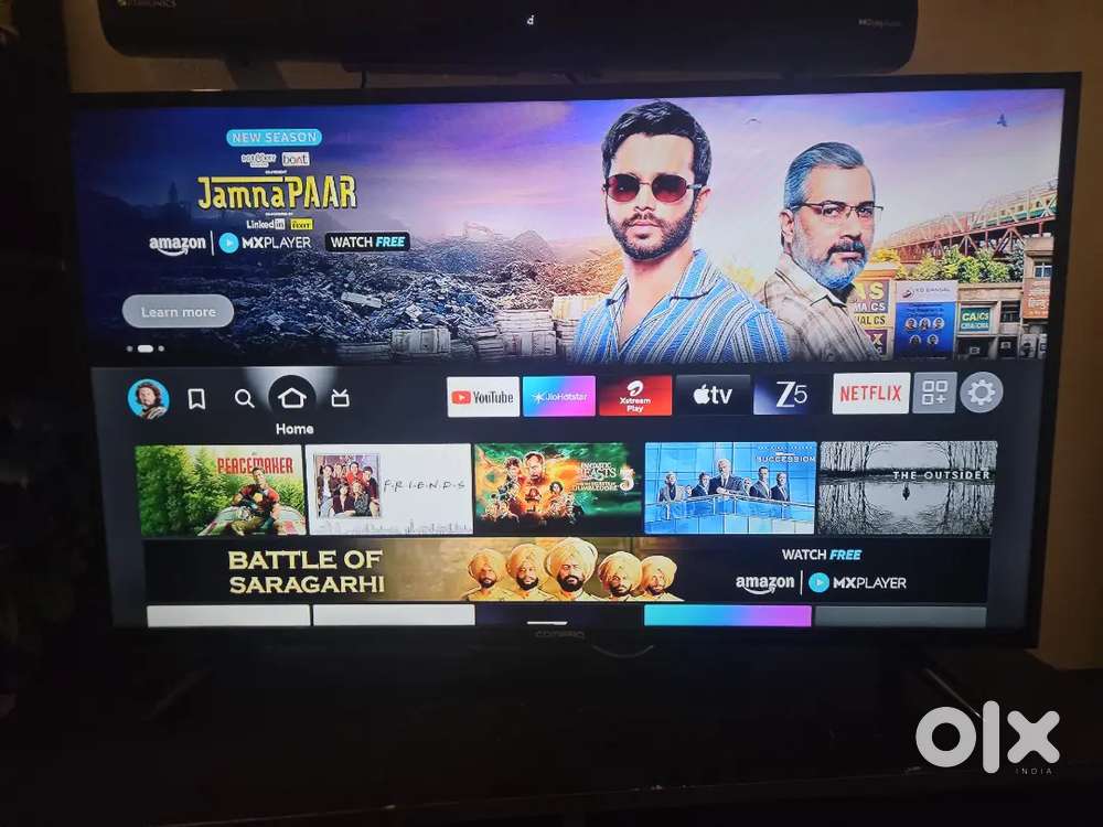 Compaq HUEQ 40 INCH android Smart Full HD TV with Box, Remote & stand