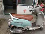 Suzuki access 125 disc bt ice green white