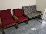 Teak wood Antique sofas and Dining Table