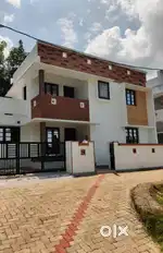 3.650 plot with 1300 sqft 3 BHK  New house  sale at Thiruvaniyoor.