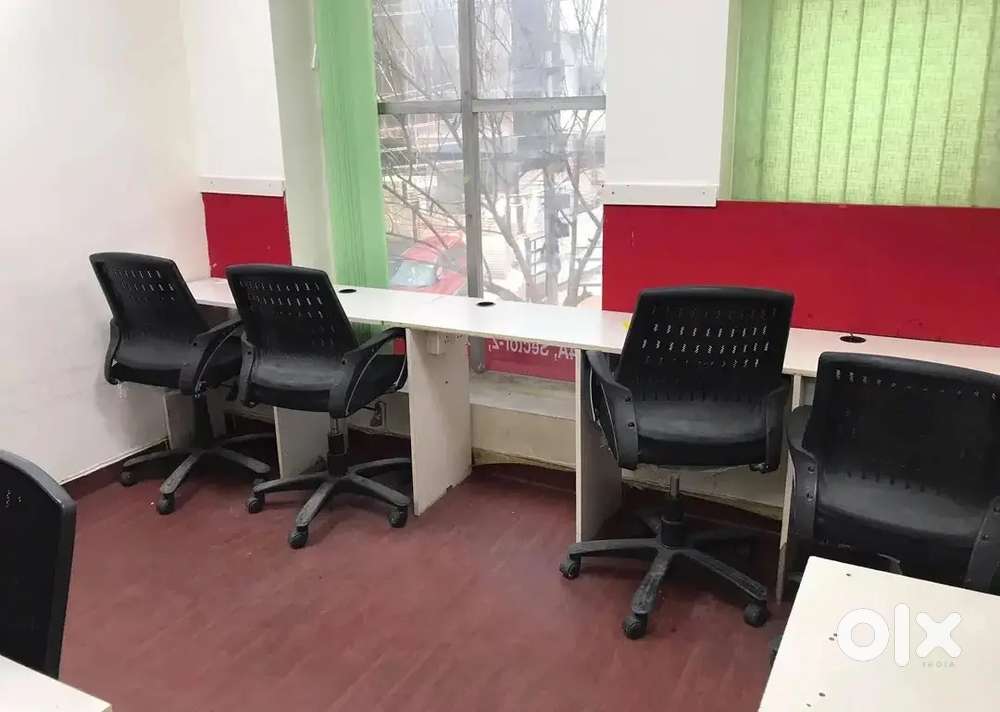 1 Director Cabin 4 workstation fully furnished office Space For Rent