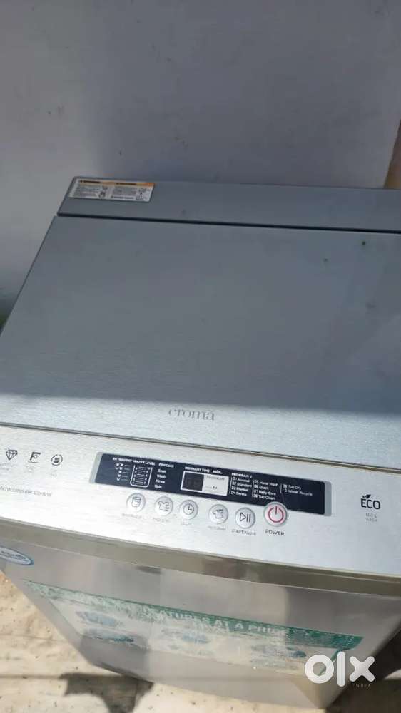 Tata croma 7.2 kg fully automatic washing machine