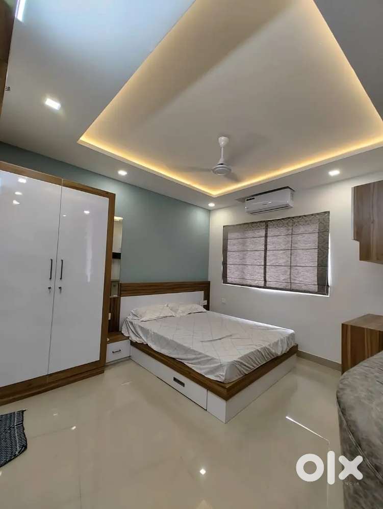 Furnished studio flat for rent near Cyber park Thondayad bypass