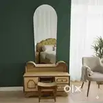 Dressing Table with Mirror + Stool  Excellent Condition