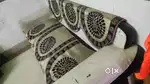 Sofa set h pura with table k sath