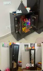 Dressing cuboard & pooja mandir (both mdf wood)