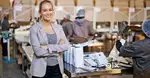 Fidex warehouse packaging sacaning