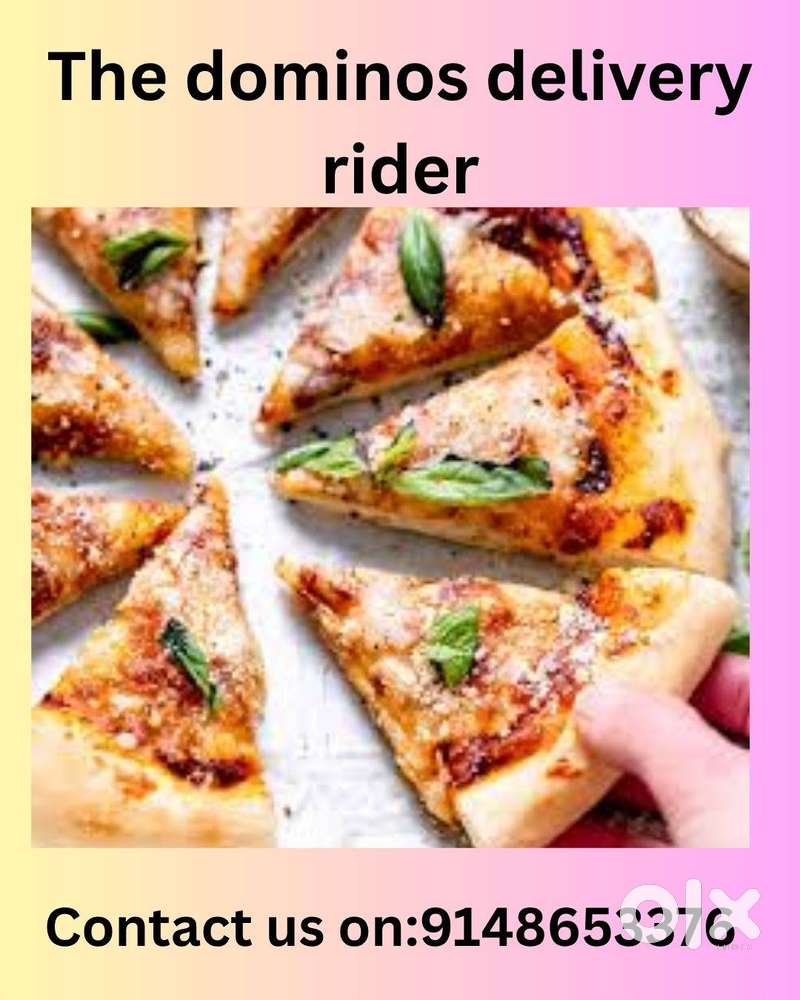 The dominos delivery rider