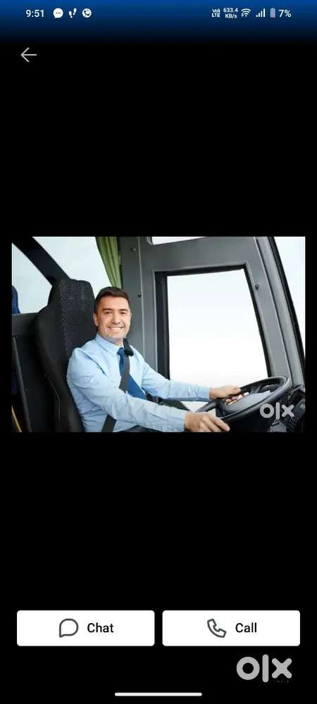 Travels ki gadi chalane k liye driver cahiye