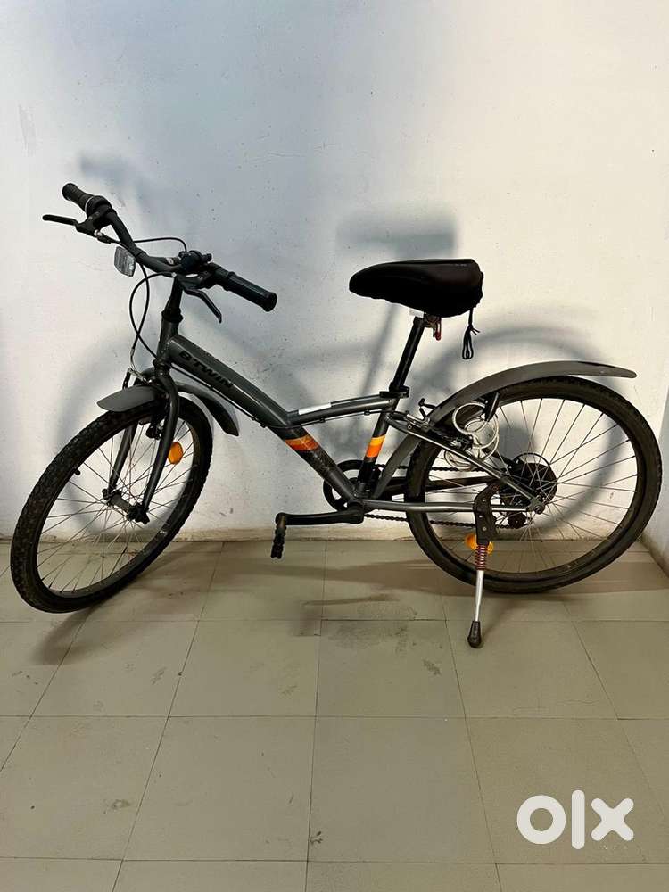 Bicycle with gear and accessories