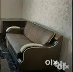 Double Bed & 3 Seater Sofa