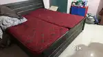 King size Bed with Mattress excellent condition
