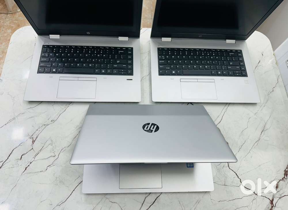 Hp i5 8th gen slim laptop, with warranty