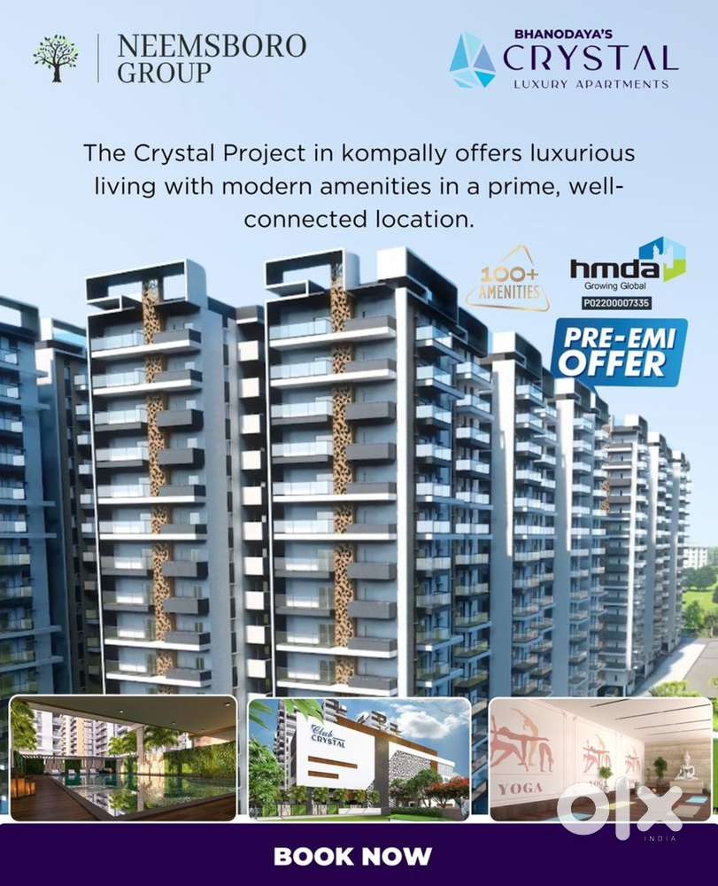 Flat for sale at Kompally