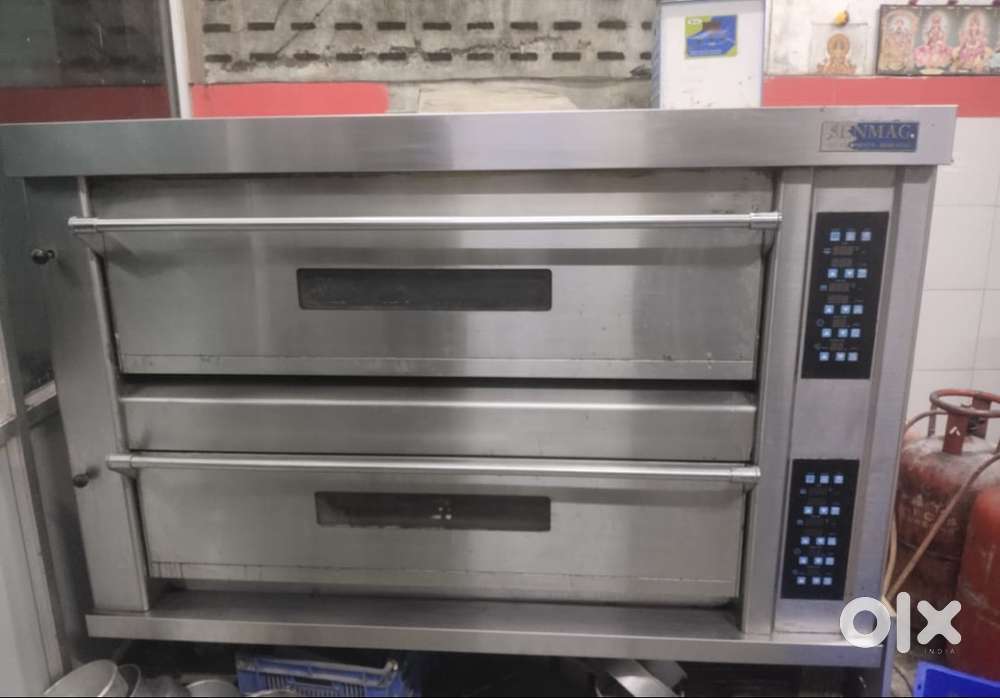Double Deck Gas Oven - SENMAG Tray Size : 4 x ( 60 x 40 Cm) / Deck Inn