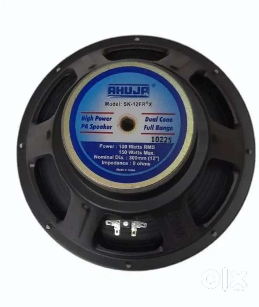 Two Ahuja Bass Speaker 12inch 100 watt