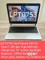 (LPT0753) Hp Probook 430 G3