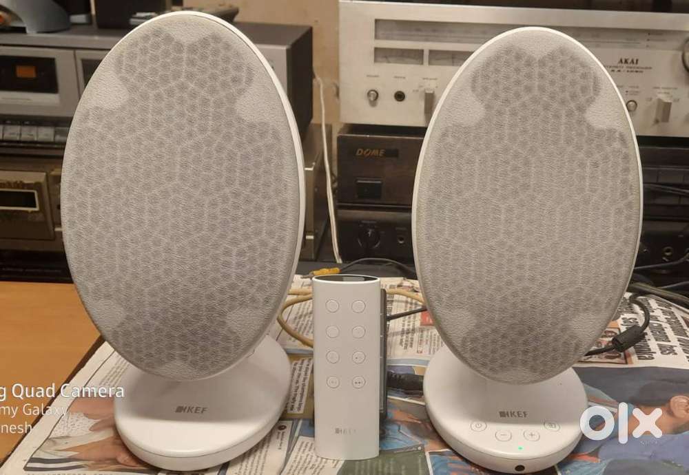 KEF EGG Versatile Desktop Speaker Hi Fi System / Connected Bluetooth -