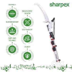 Sharpex 8-18Ft Long Tree Cutter with Pulley Mecanism New Unused