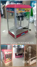 Popcorn and cotton Candy Machine Available