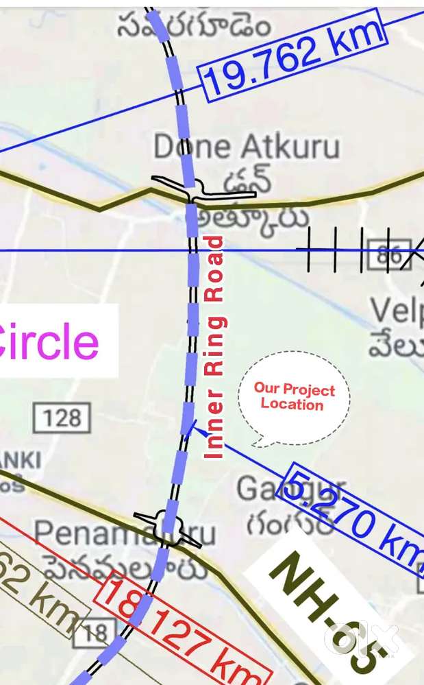 CRDA Approved Plots at Ganguru, Vijayawada - Bandar Road