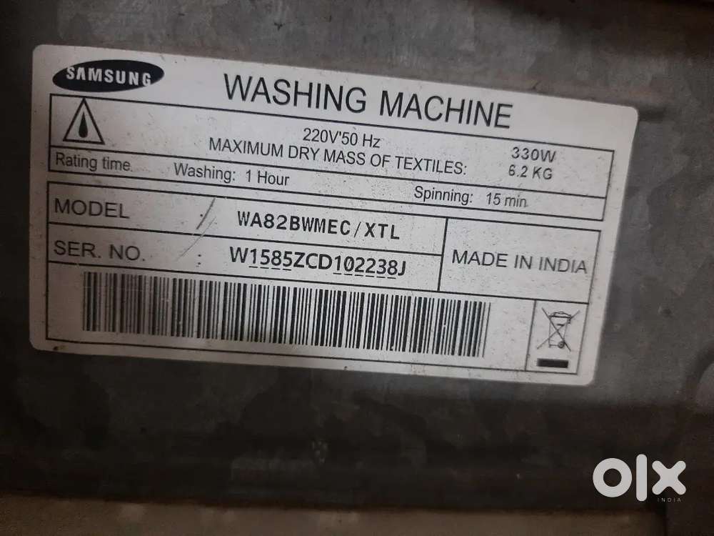 5 years old samsung washing machine