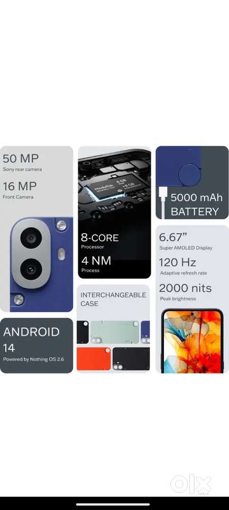 8GB RAM 128 GB internal