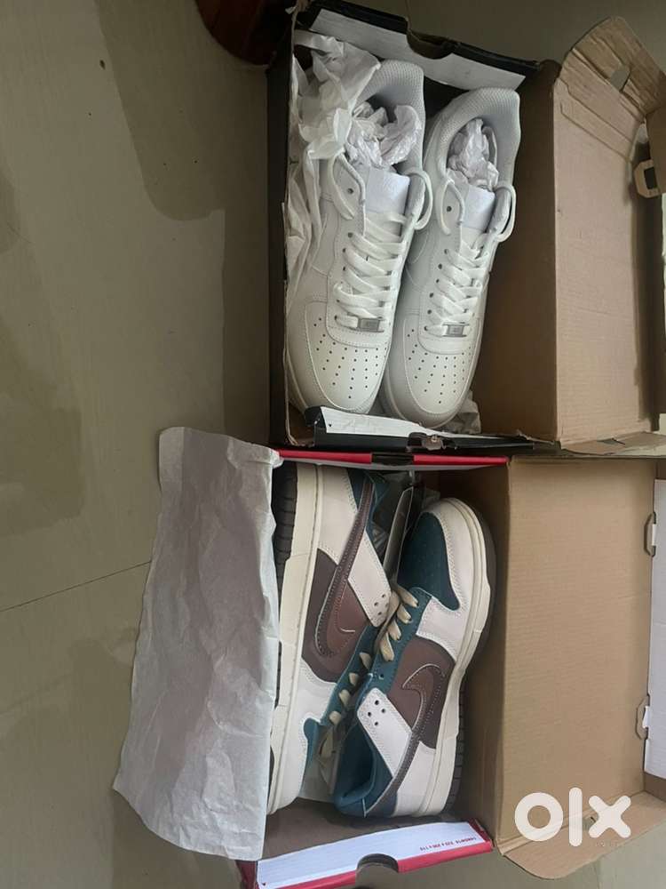 Selling brand new Nike Air force 1 and Nike Dunk Low retro shoe