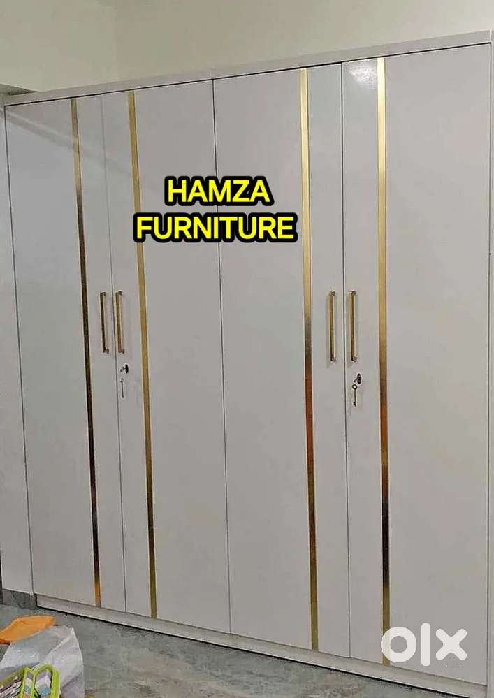 HAMZA FURNITURE NEW DESIGNER PARTICLE BOARD WOOD 5by6 wardrobe