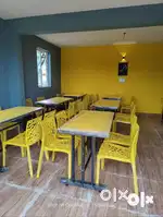 Brand new Yellow Black Premium hotel cafe tables and chairs manufactur