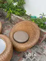5 seater wooden sofa